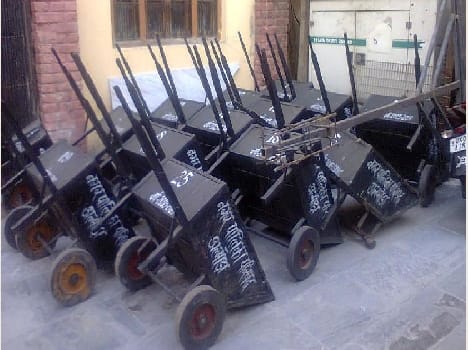 Handcart purchased hand made millions showpiece